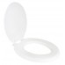 Ginsey Elongated Soft Toilet Seat with Plastic Hinges  Desert White - B000CBO2AQ